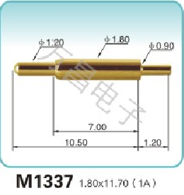 M1337 6.90x2.00(1A)pogopin弹簧顶针 pogopin   探针  磁吸式弹簧针