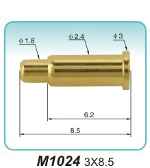 弹簧顶针M1024 3X8.5