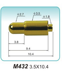 探针连接器  M432  3.5x10.4
