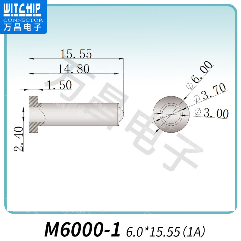 M6000-1 6.0×15.55（1A） 导液针
