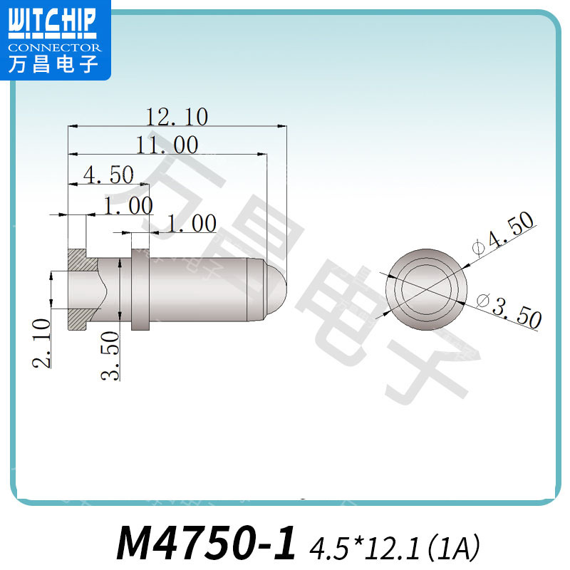 M4750-1 4.5×12.1（1A） 导液针
