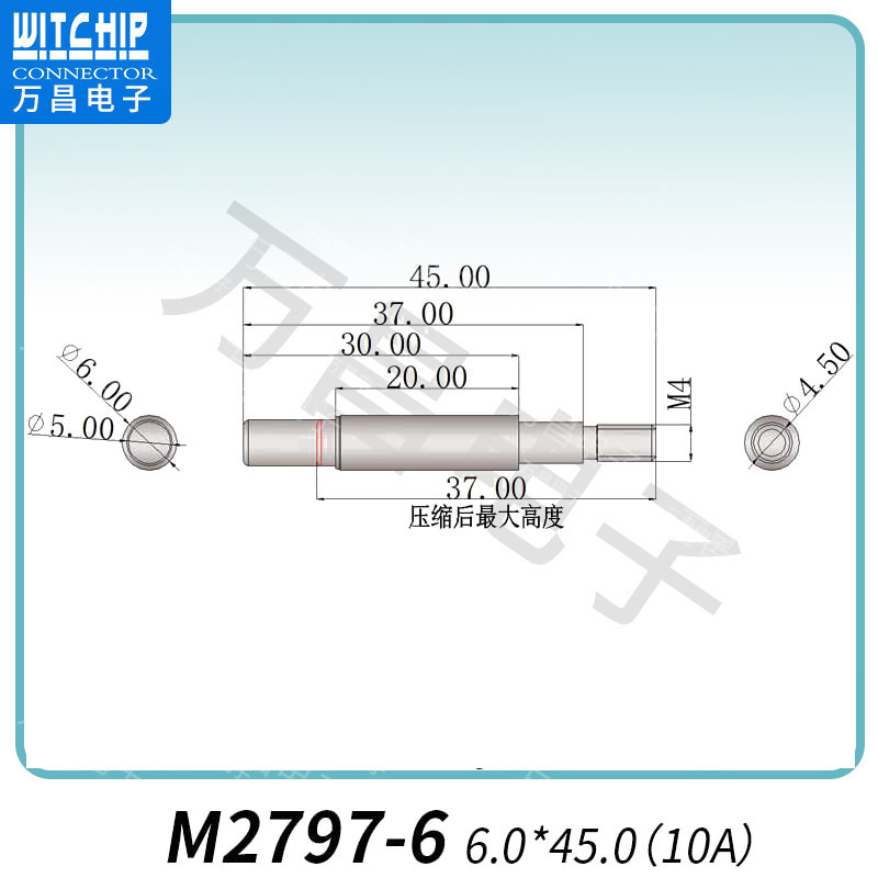 M2797-6 6.0×45.0（10A） 