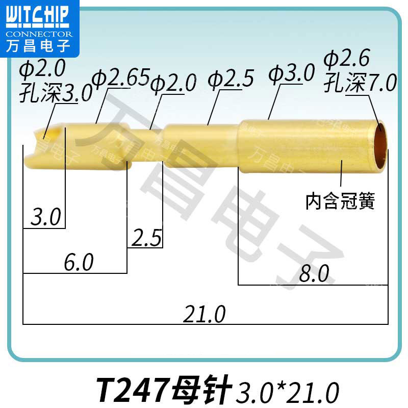 T247母针 3.0×21.0 