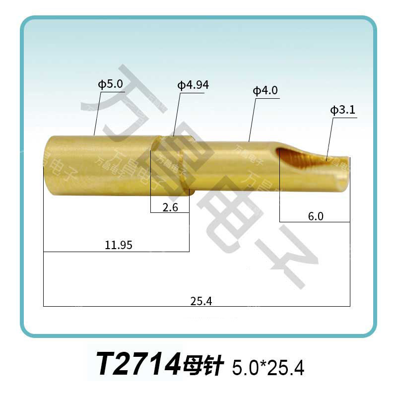 T2714母针-5.0×25.4
